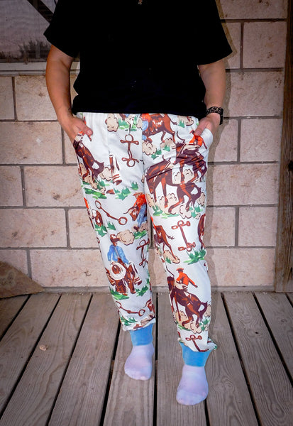 Vintage Ranch Joggers-Bark