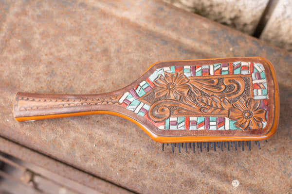 Leather Hair Brushes