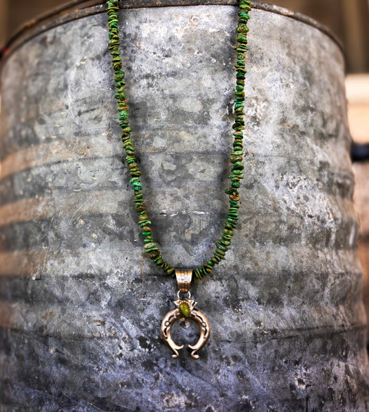 Navajo Sonoran & Kingman Naja Necklace