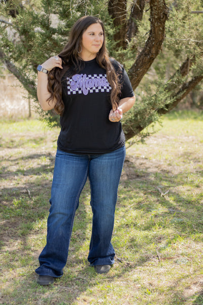 Purple Checkered Mama