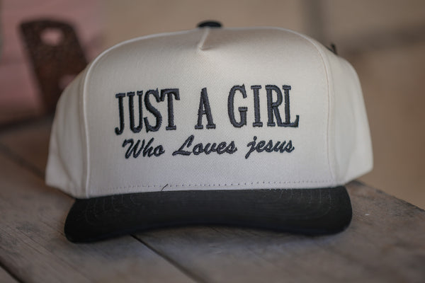 Just A Girl Who Loves Jesus Trucker Hat