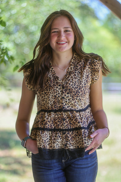 Llano Lace-Leopard