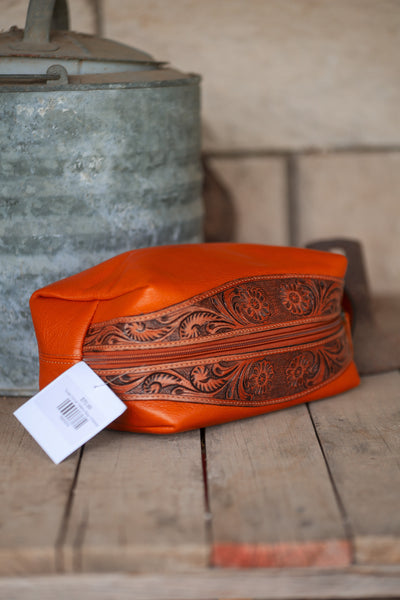 Tooled Corner Toiletry Bag