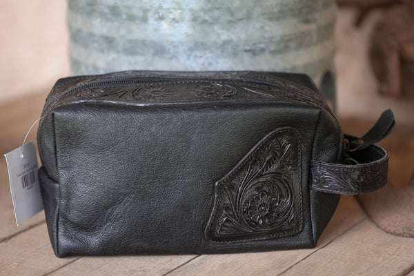 Tooled Corner Toiletry Bag