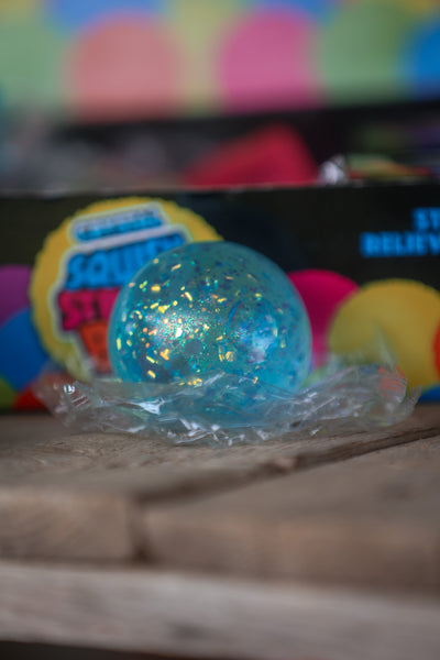 2.75" Glitter Squeeze Ball