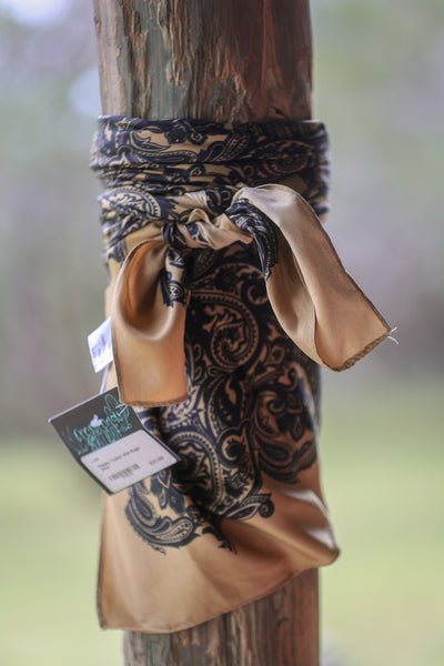 Paisley Tooled Wild Rag