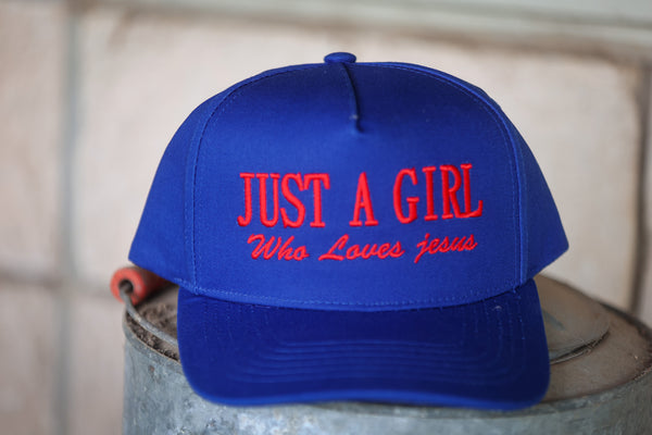 Just A Girl Who Loves Jesus Trucker Hat