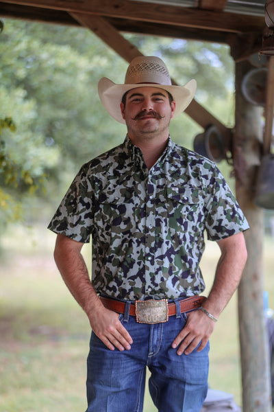 Men's Camo 2.0 SS Snap Shirt