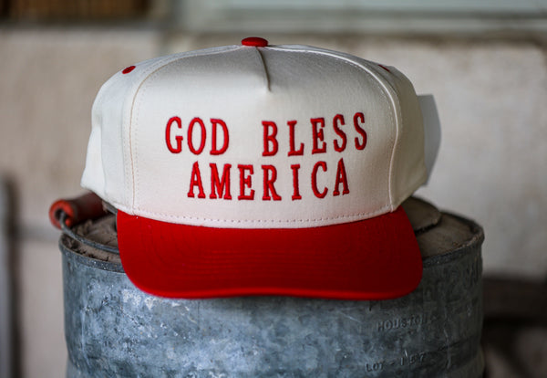 God Bless America Trucker Hat