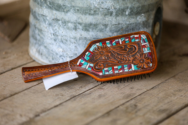 Leather Hair Brushes