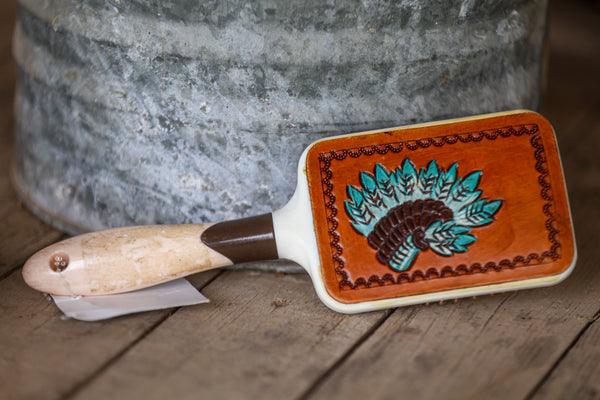 Leather Hair Brushes