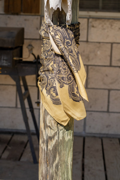 Paisley Tooled Wild Rag