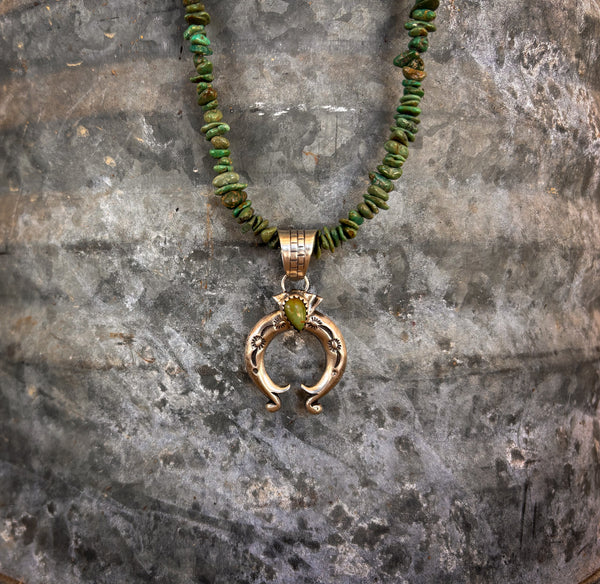 Navajo Sonoran & Kingman Naja Necklace